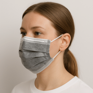 Activated Carbon Disposable Face Mask 4-Layer Odor Filtering Daily Protective Mask