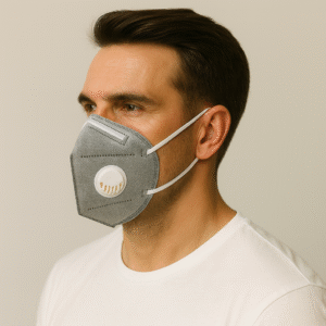 KN95 Activated Carbon Mask with Valve Anti-Dust Industrial Protective Respirator