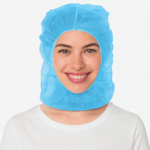 Disposable Hood Full Head Protective Cover with Open Face