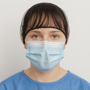 Disposable Nylon Hair Net Lightweight Mesh Hair Restraint for Hygiene Control