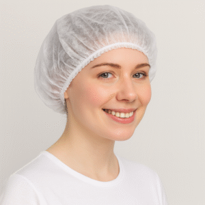 Disposable PP Clip Cap Lightweight Nonwoven Hair Cover for Hygiene Protection