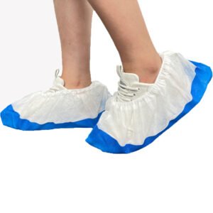Single-Use PP Lamilated CPE Shoe Covers with Elastic Band Waterproof