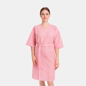 Disposable Spa Robe Kimono Gown for Spa & Hotel Use