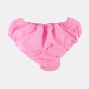 Disposable Nonwoven Pink Underwear for Salon Healthcare