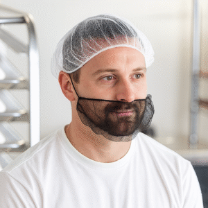 Disposable Nylon Beard Net Black Nylon Beard Protector
